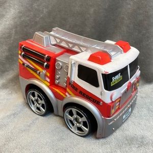 Car~Kid Galaxy ST16103A Fire Rescue Truck 2015 Shake For Sound Soft Plastic Body